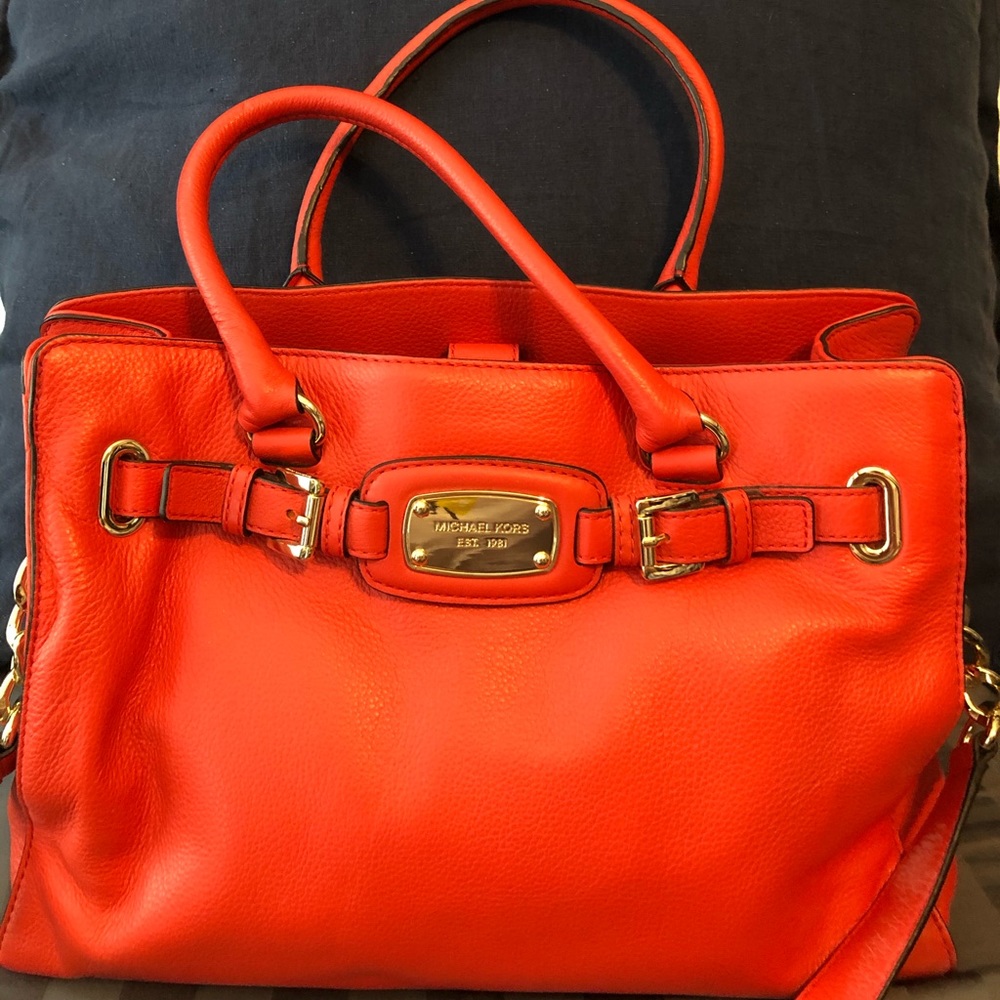 Michael Kors dark Orange purse
